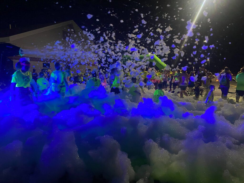 1-Hour Glow Foam Party